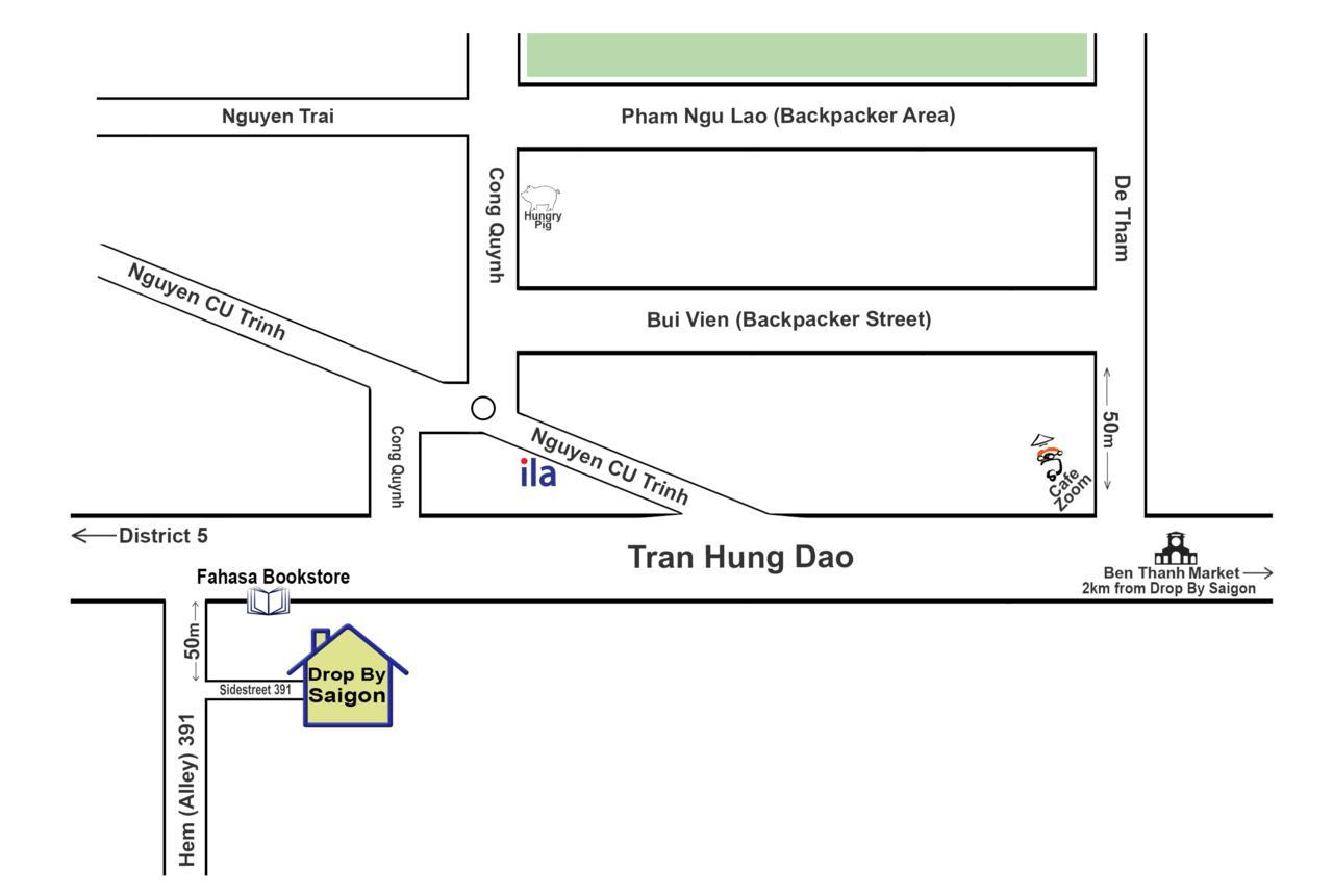 Drop By Saigon Guesthouse Ho Chi Minh-staden Exteriör bild